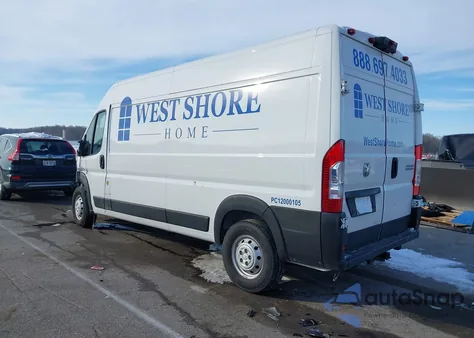 2023 Ram Promaster 2500 High Roof 159 Wb z USA, uszkodzony, nr VIN 3C6LRVDG4PE577694